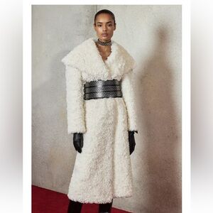 LUDOVIC DE SAINT SERNIN X ZARA FLEECE COAT